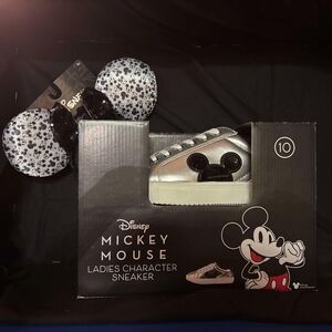 Mickey Shoes SIZE 10 with Mickey Ears